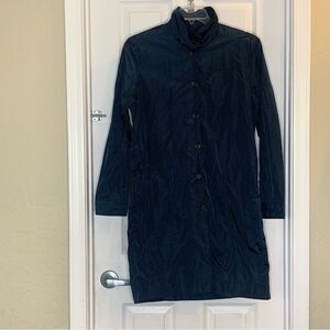 Nuala x Puma Lightweight Raincoat Trench Coat Blue Size Large